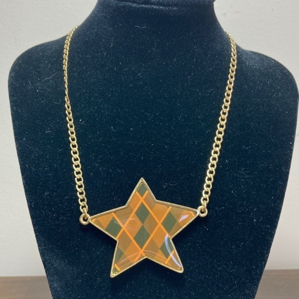 Pilgrim Gold Chain with Multicolor Star Pendant